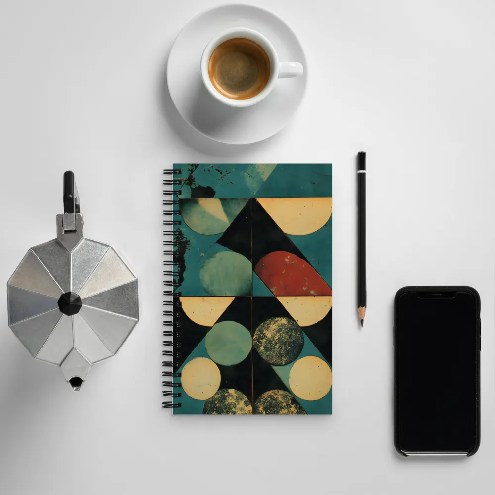 Geometric Harmony | Spiral Notebook