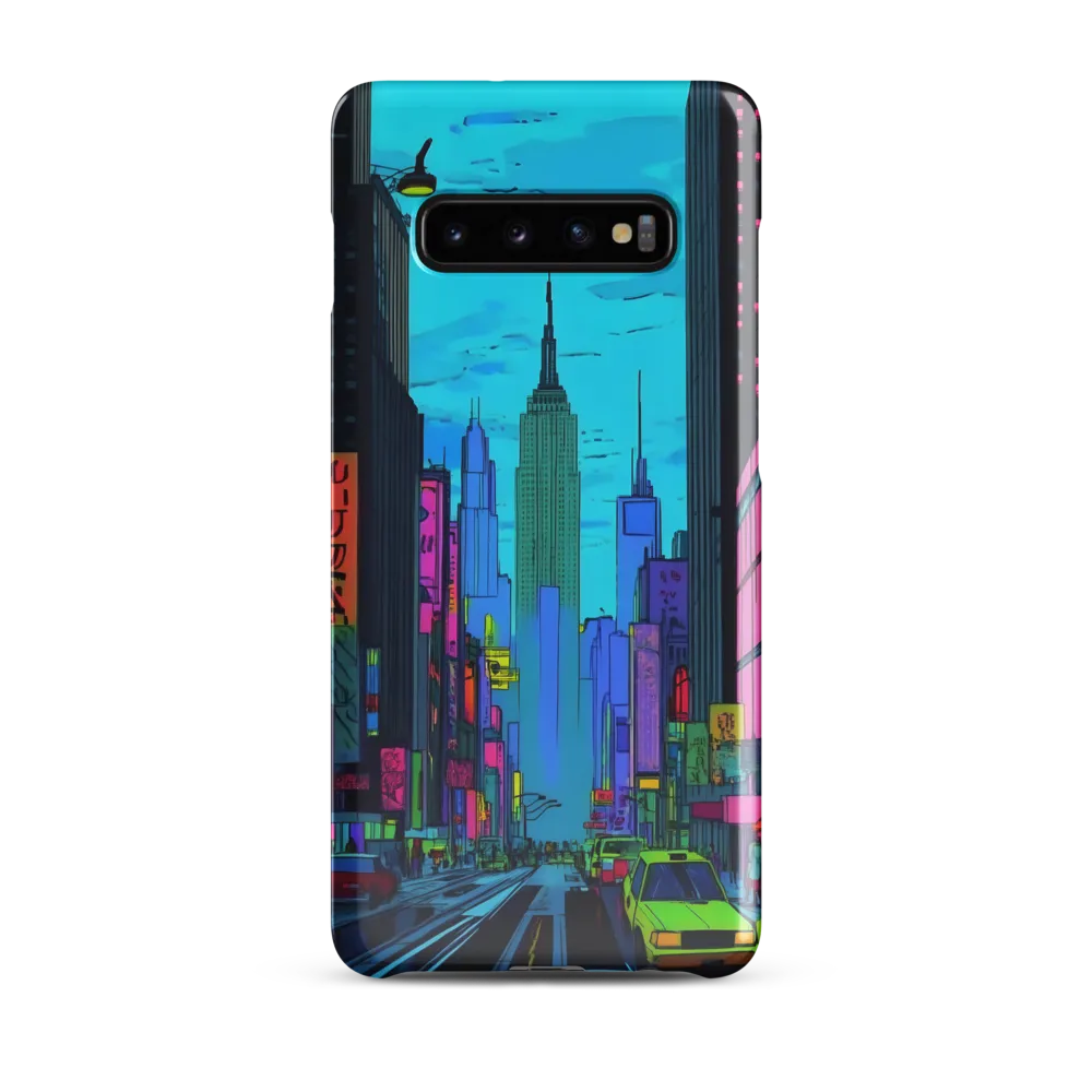 Neon Dreams of the City | Phone Case |  S10 Plus | Snap Case | Glossy