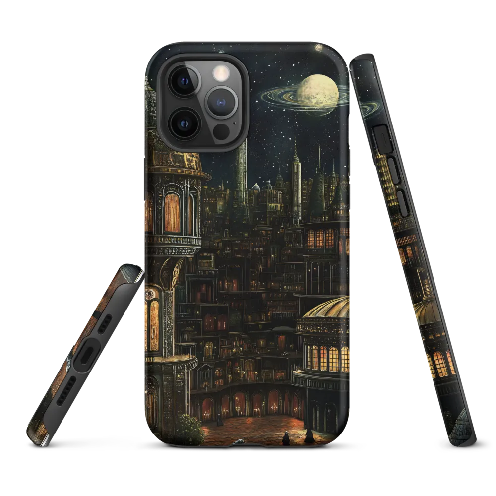 Celestial Enigma: A Surreal Cityscape