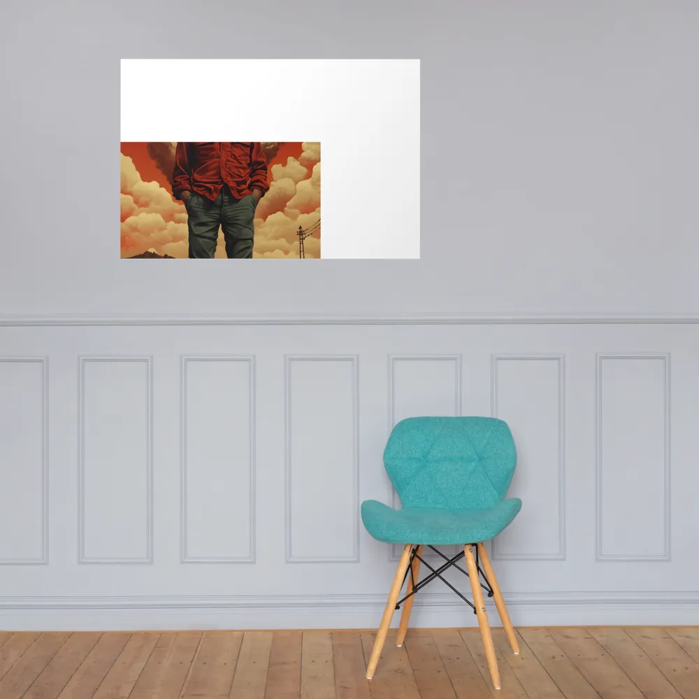 Defiant Spirit in a Surreal Landscape | Poster | 24″×36″