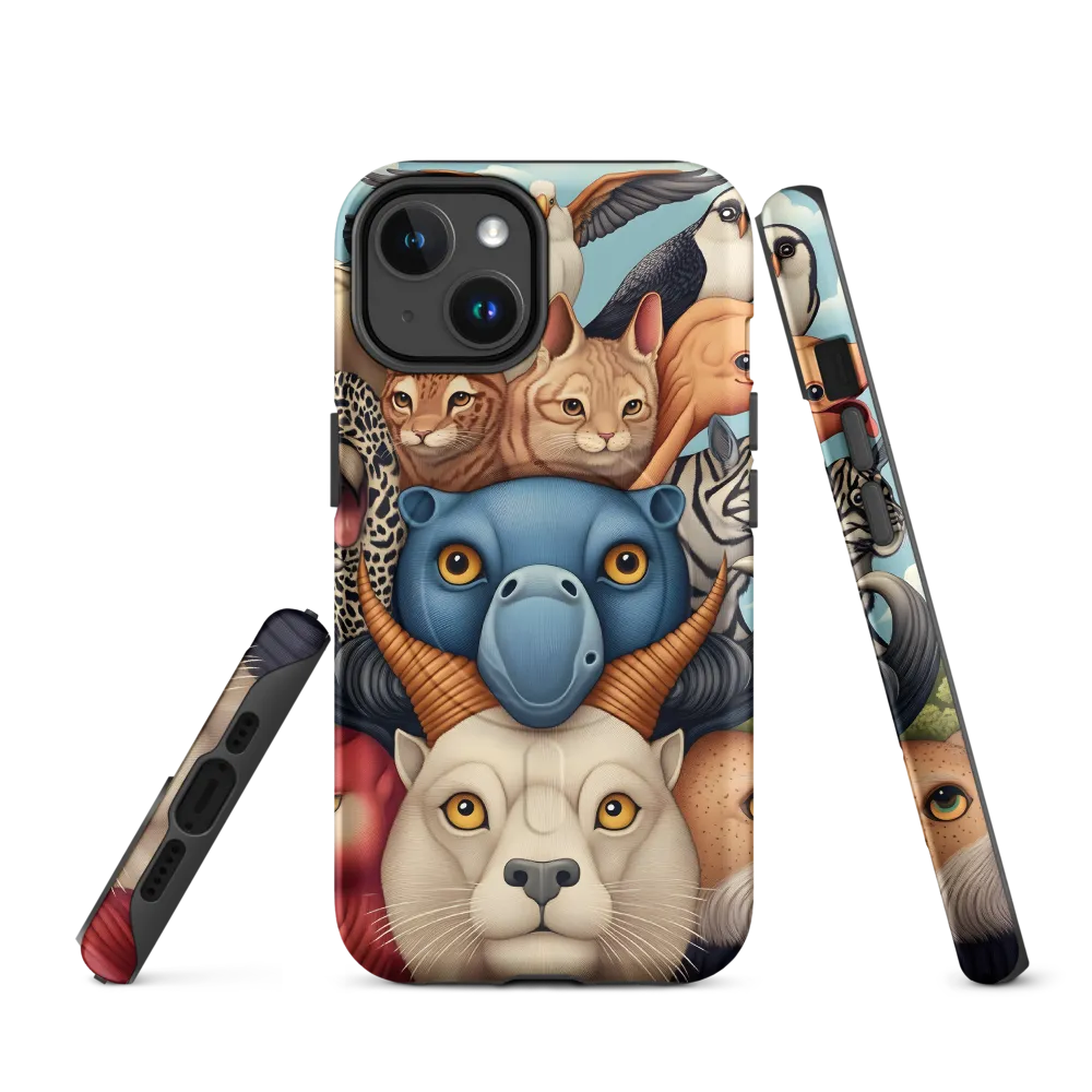 Harmonious Echoes of Wildlife | Phone Case |  14 | MagSafe® Tough Case | Matte