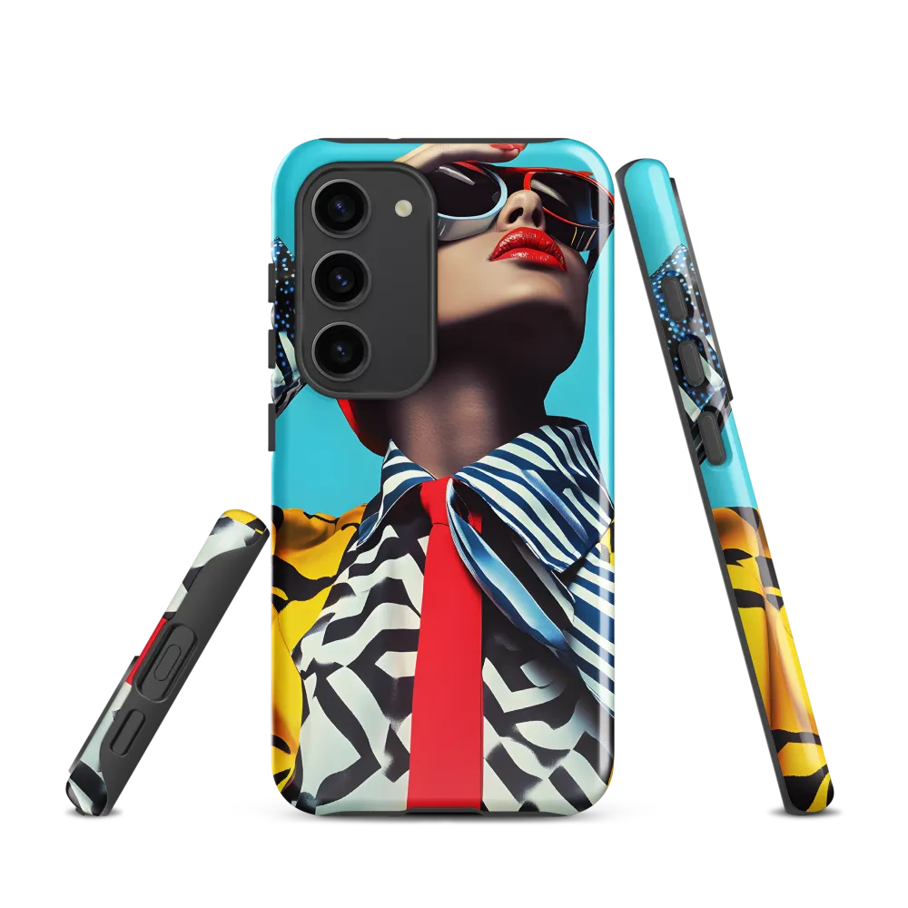 Chic Confidence in Bold Patterns