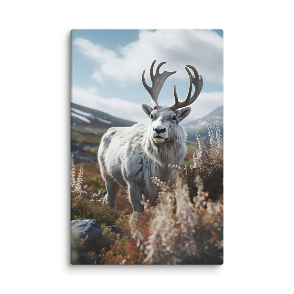 Majestic Harmony: The Reindeer in Nature | Canvas | 26″×40″