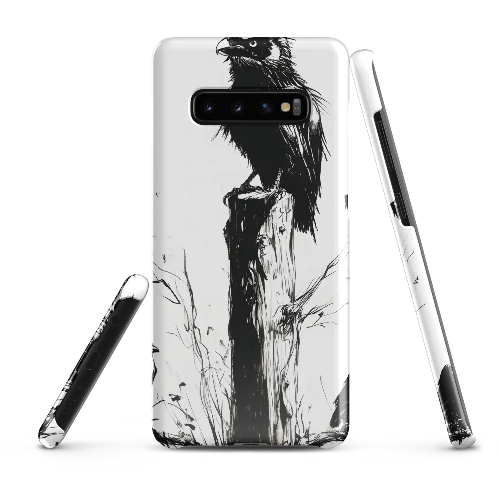 Majestic Sentinel: The Watchful Birds | Phone Case |  S10 Plus | Snap Case | Glossy