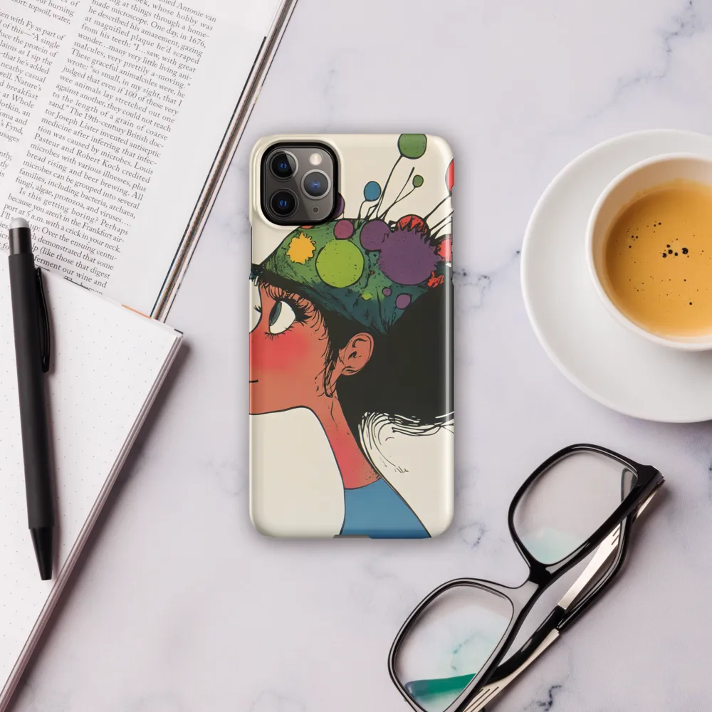 Playful Colors: The Party Hat Girl | Phone Case |  11 Pro Max | Snap Case | Glossy