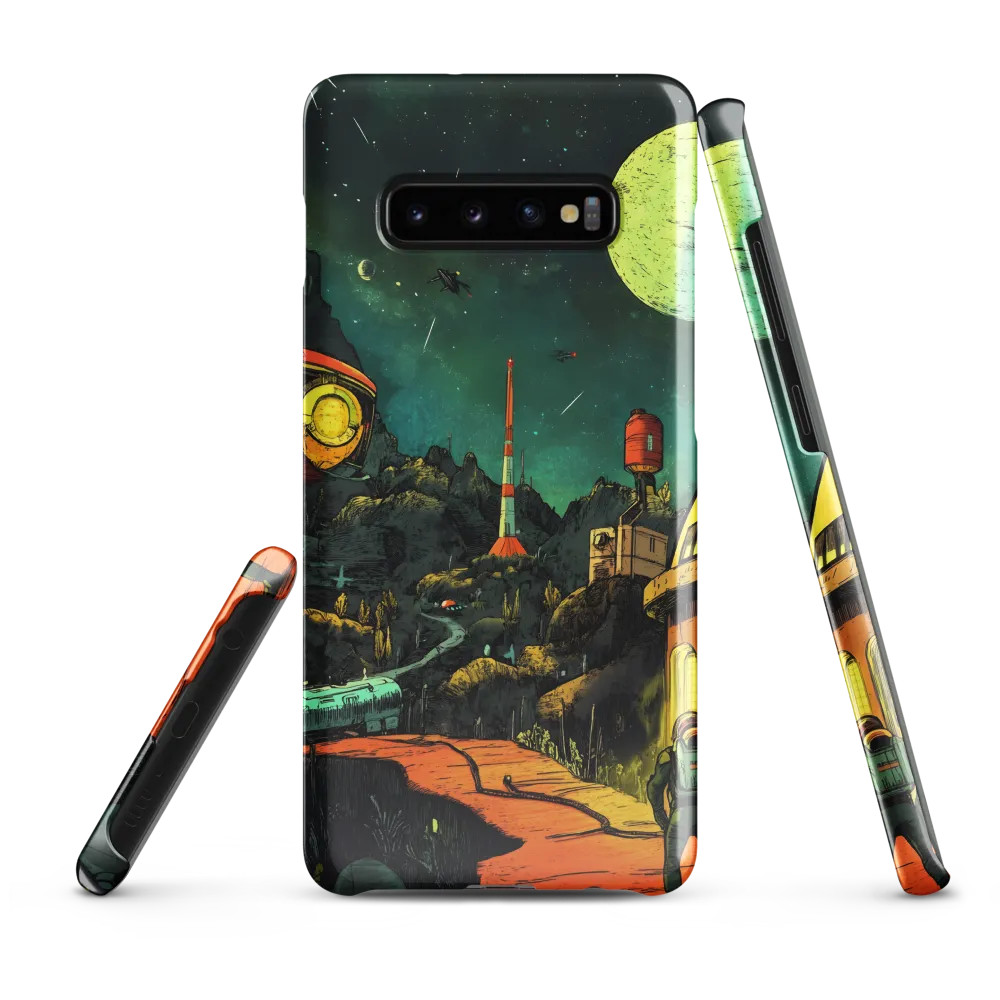 Cosmic Exploration: The Silent Journey | Phone Case |  S10 Plus | Snap Case | Glossy