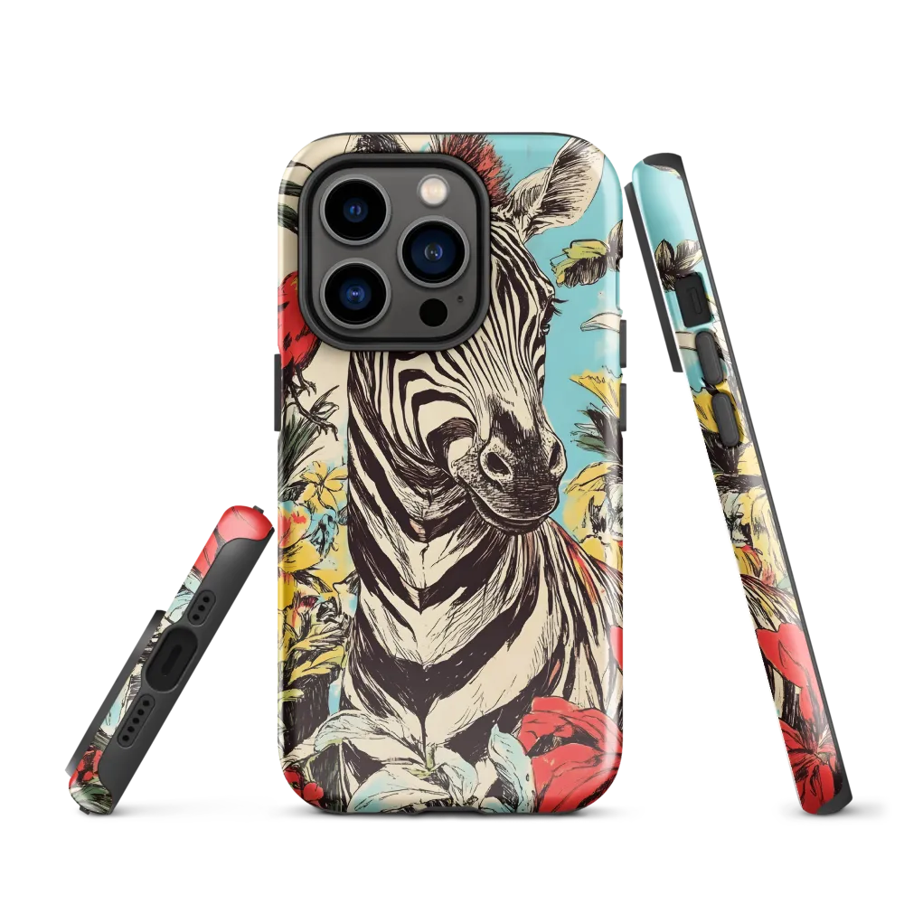 Zebra in Tropical Reverie