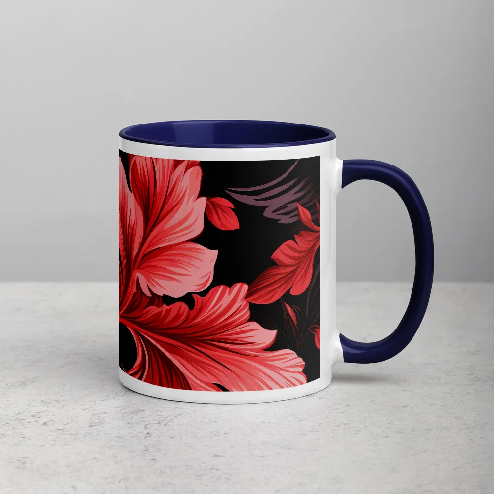 Tropical Elegance in Red