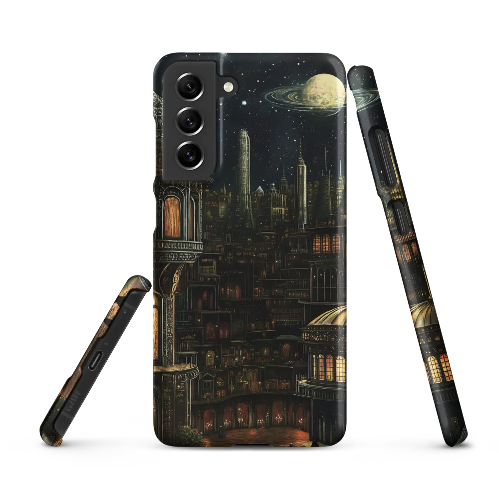 Celestial Enigma: A Surreal Cityscape