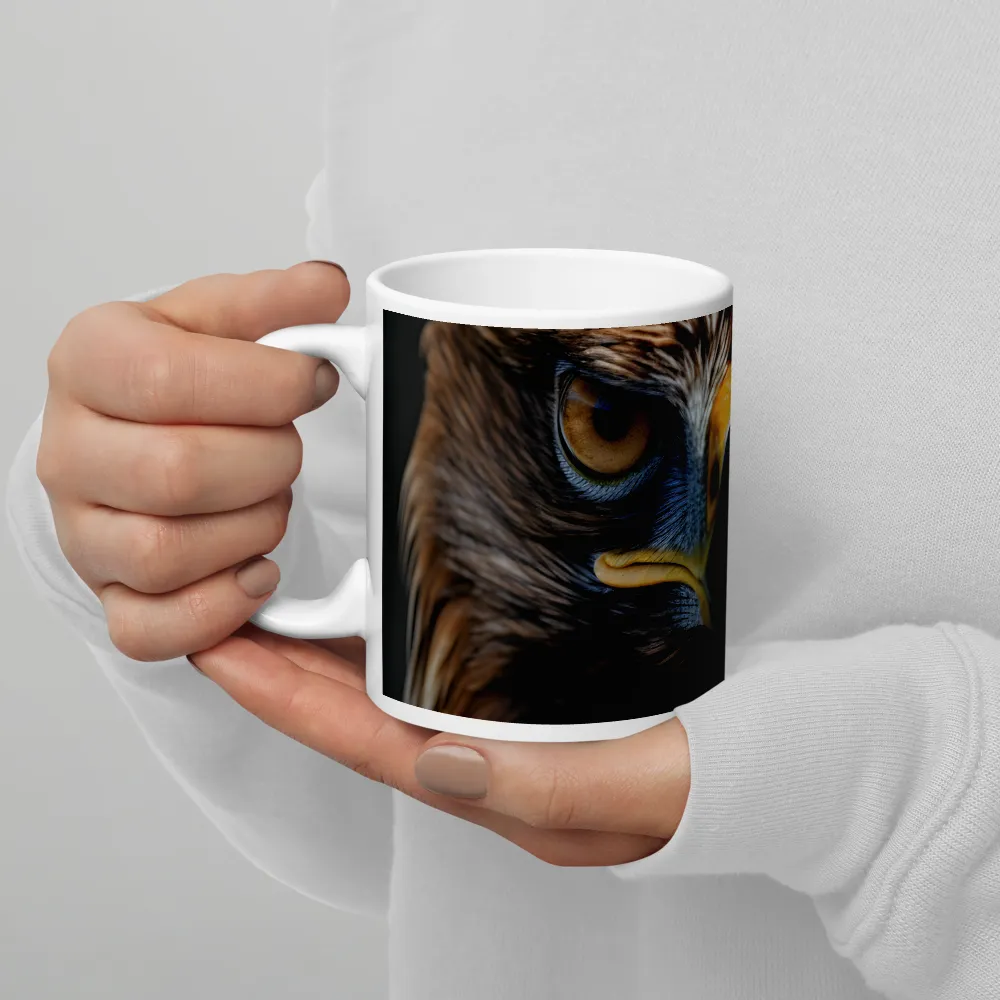 The Intensity of the Eagle | Mug with White inside | 11 oz