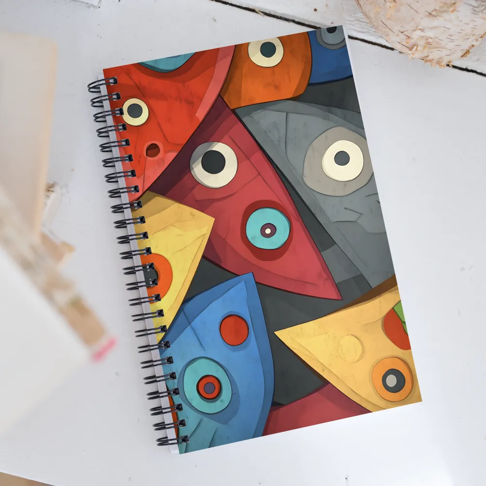 Whimsical Eyes | Spiral Notebook