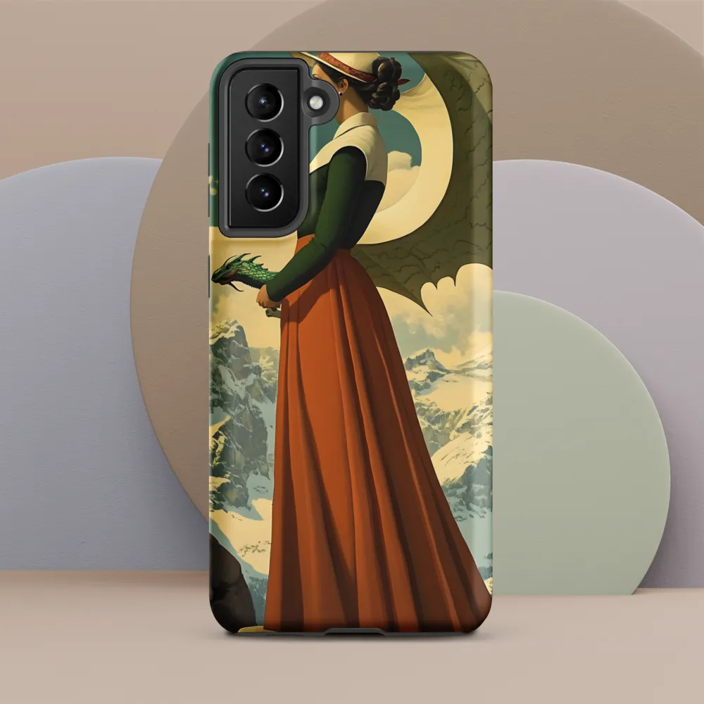 Mystic Harmony: The Dragon Keeper | Phone Case |  S21 Plus | Tough Case | Matte
