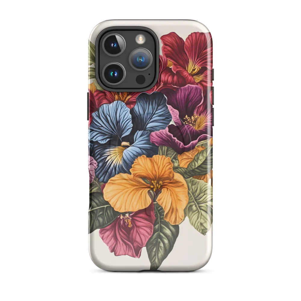 Floral Symphony in Color | Phone Case |  16 Pro Max | MagSafe® Tough Case | Glossy