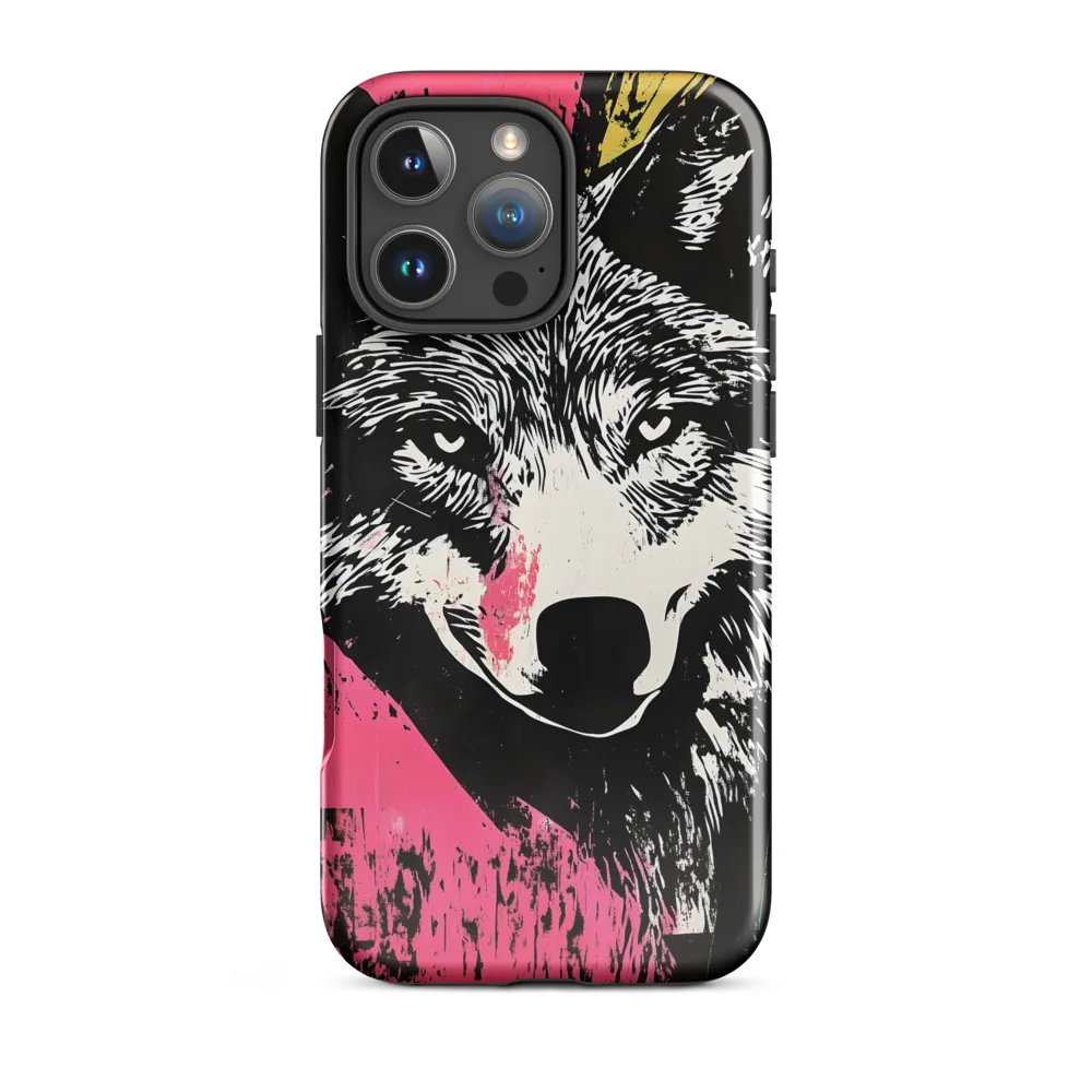 Intense Gaze of the Wolf