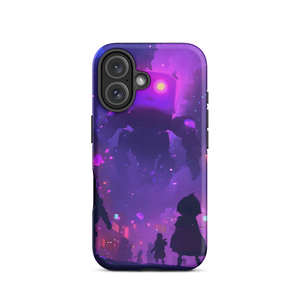 Awakening of the Neon Guardian | Phone Case |  16 | Tough Case | Matte