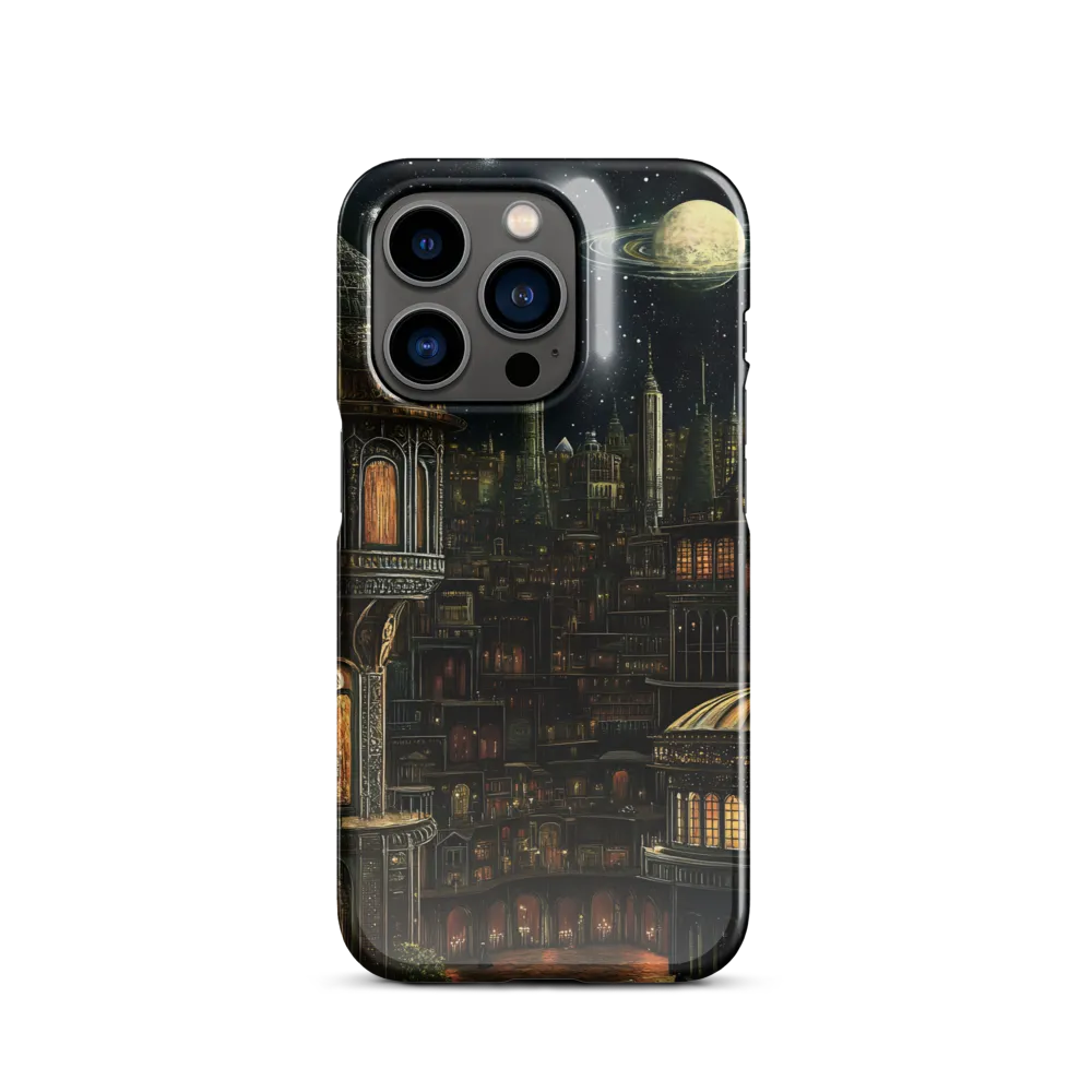 Celestial Enigma: A Surreal Cityscape