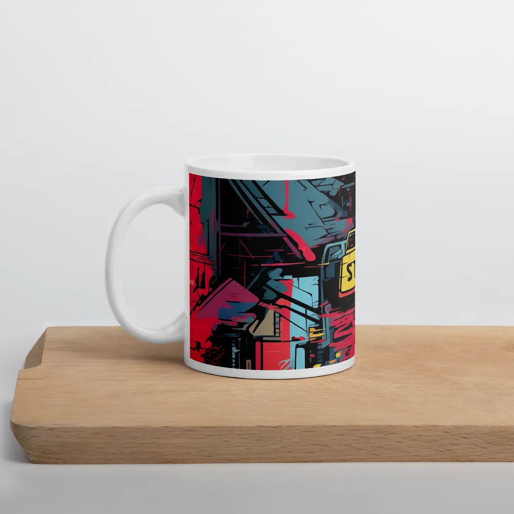 Citybeat: A Neon Dreamscape | Mugs | Multiple Sizes & Colors