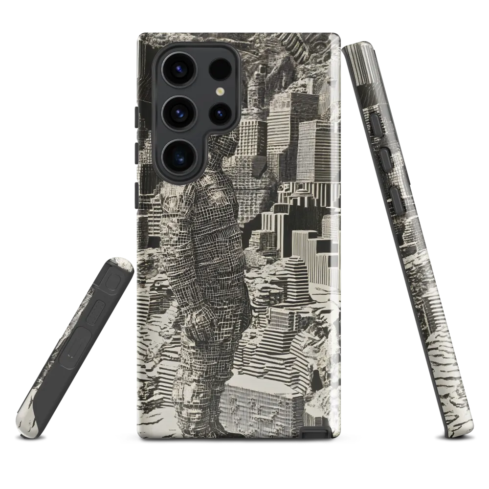 Contemplation in an Abstract Landscape | Phone Case |  S23 Ultra | Tough Case | Glossy
