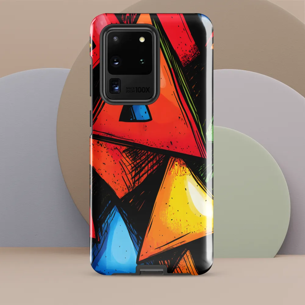 Vibrant Triangles in Abstract Harmony