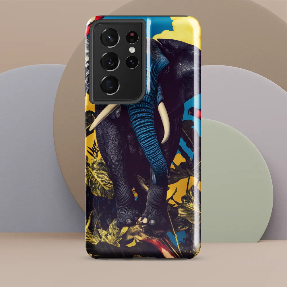 Elephant Dreams in Vibrant Colors | Phone Case |  S21 Ultra | Tough Case | Glossy