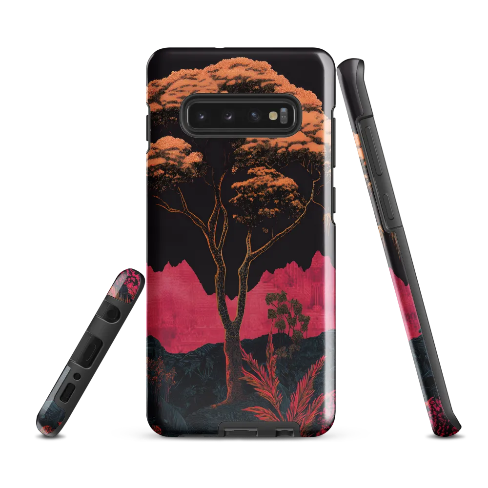 Ethereal Flora: The Enchanted Tree | Phone Case |  S10 Plus | Tough Case | Glossy