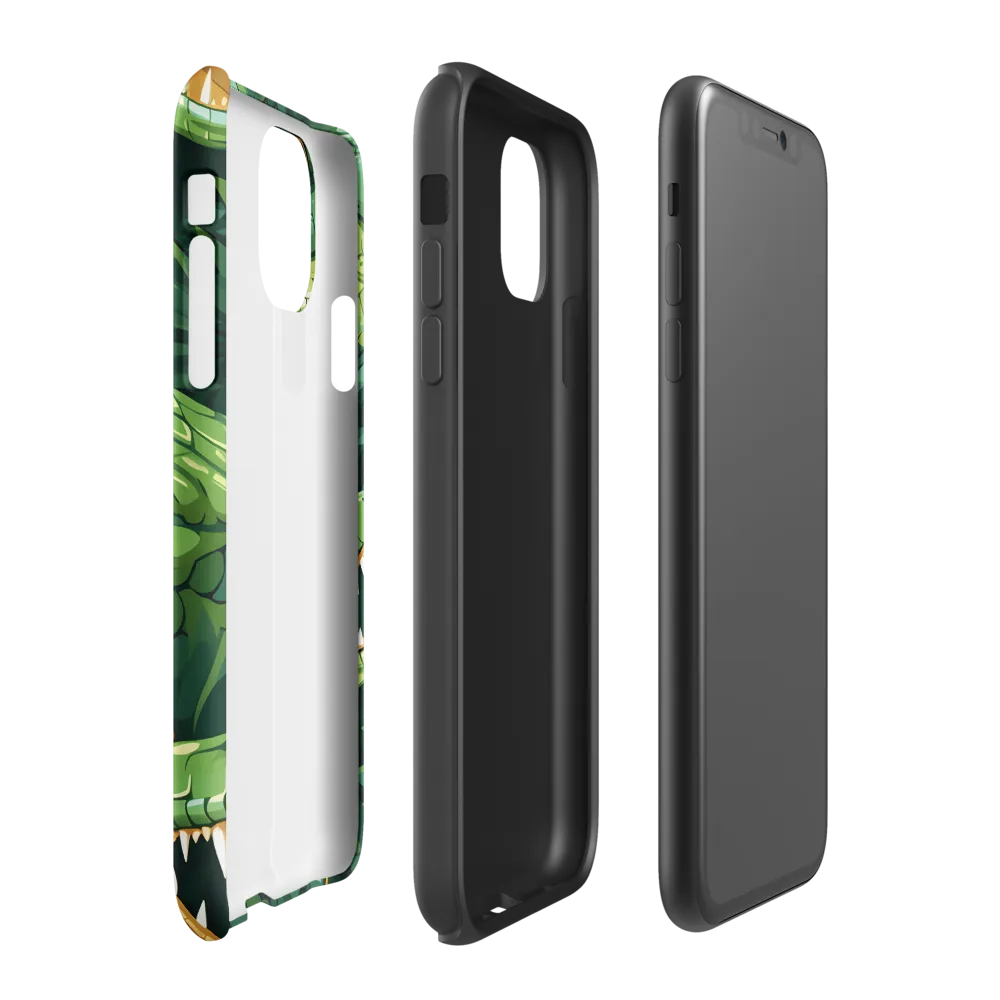 Fierce Crocodilian Medley | Phone Case |  11 | Tough Case | Matte