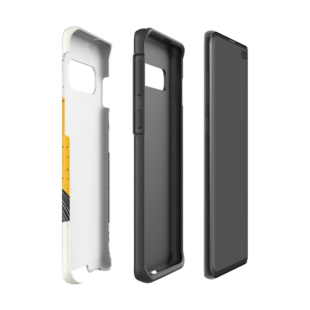 Dynamic Harmony in Black and Yellow
