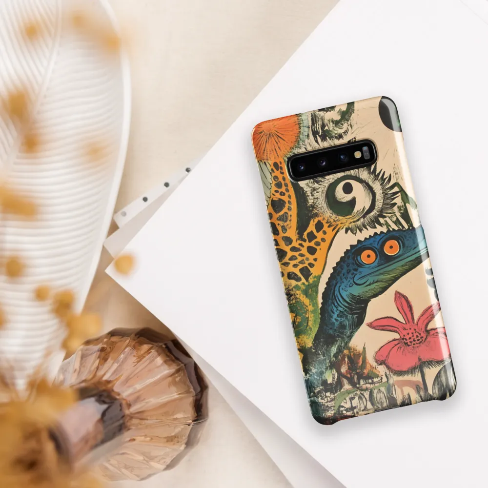 Whimsical Creature Encounter | Phone Case |  S10 Plus | Snap Case | Glossy