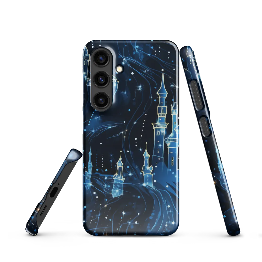 Dreamy Castles in a Starry Sky | Phone Case |  S24 | Snap Case | Glossy