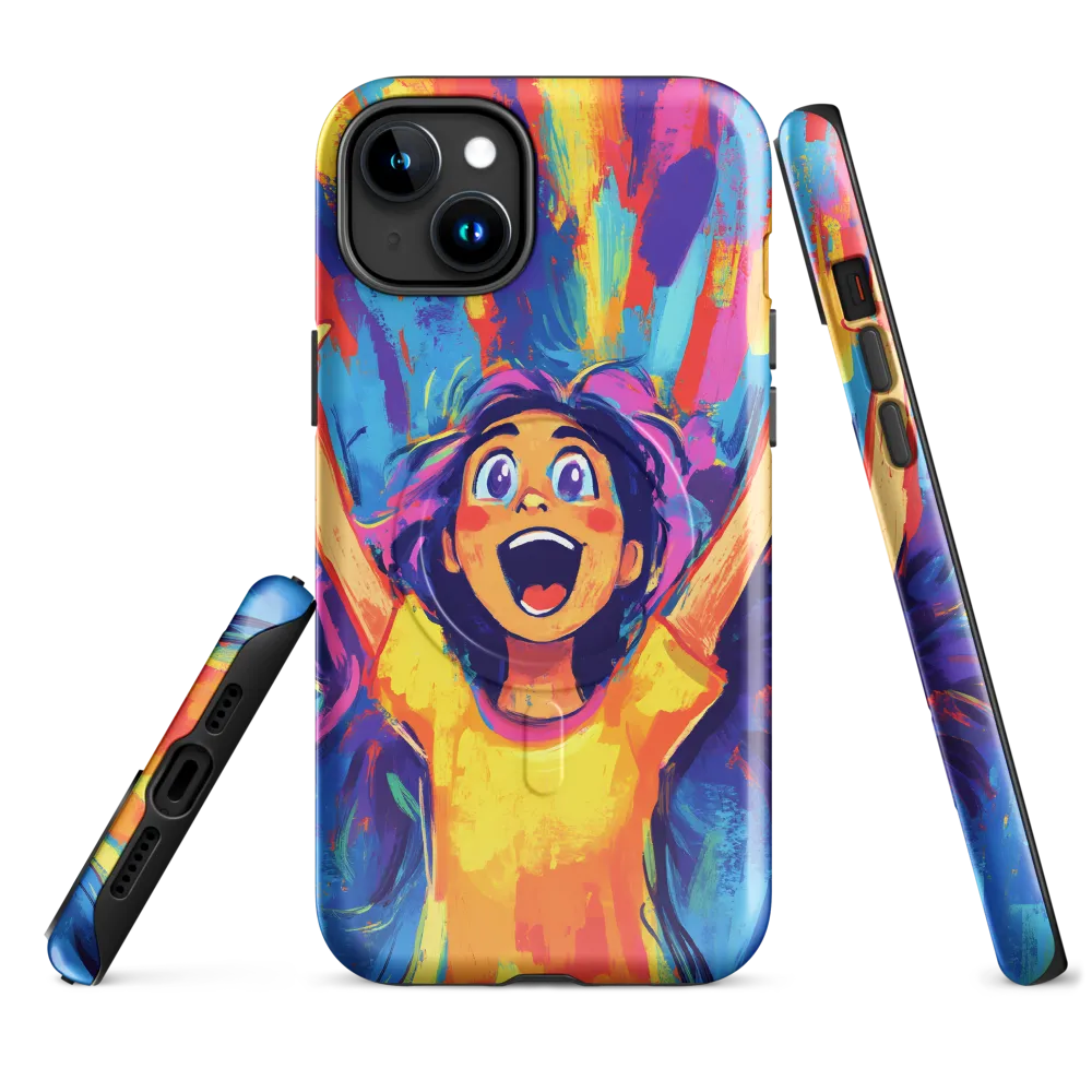 Burst of Joy | Phone Case |  15 Plus | MagSafe® Tough Case | Glossy