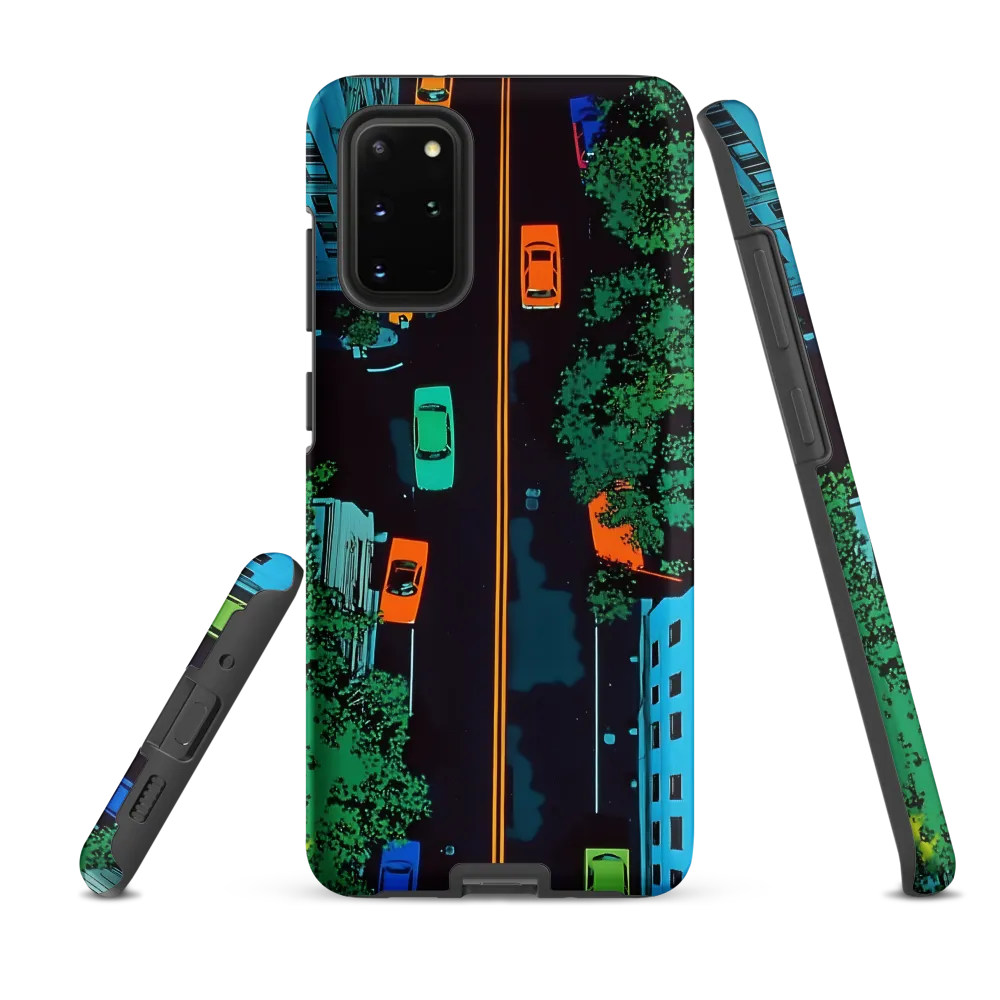 Urban Pulse: A Colorful Intersection