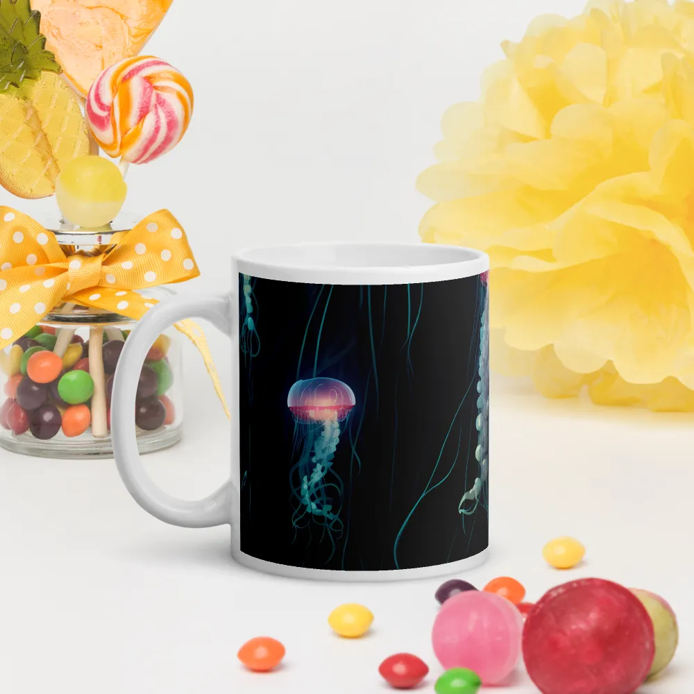 Ethereal Dance of Jellyfish | Mugs | Multiple Sizes & Colors