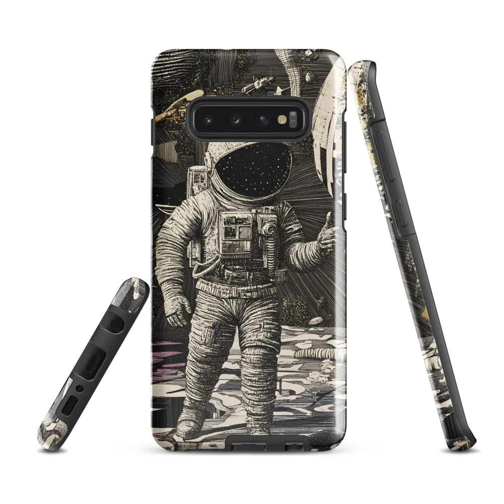 Beyond the Stars: The Astronaut's Voyage | Phone Case |  S10 Plus | Tough Case | Glossy