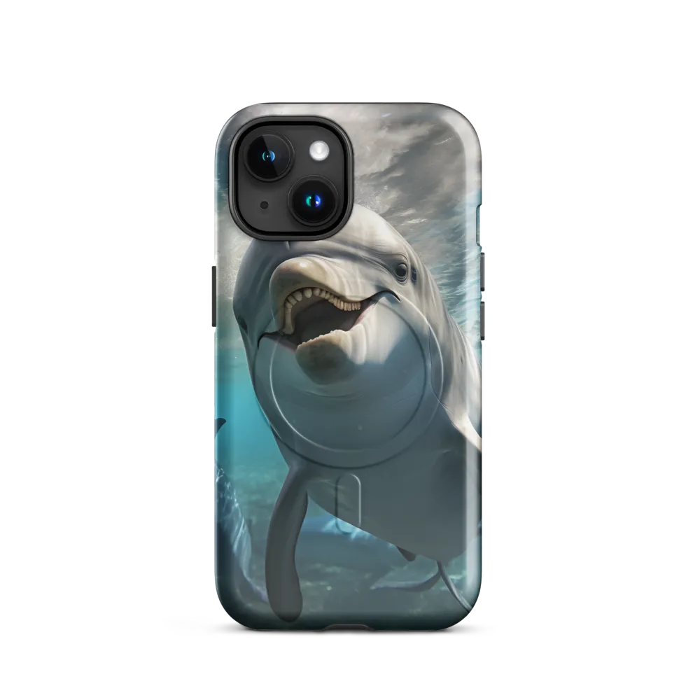 Beneath the Waves: A Dolphin's Dance