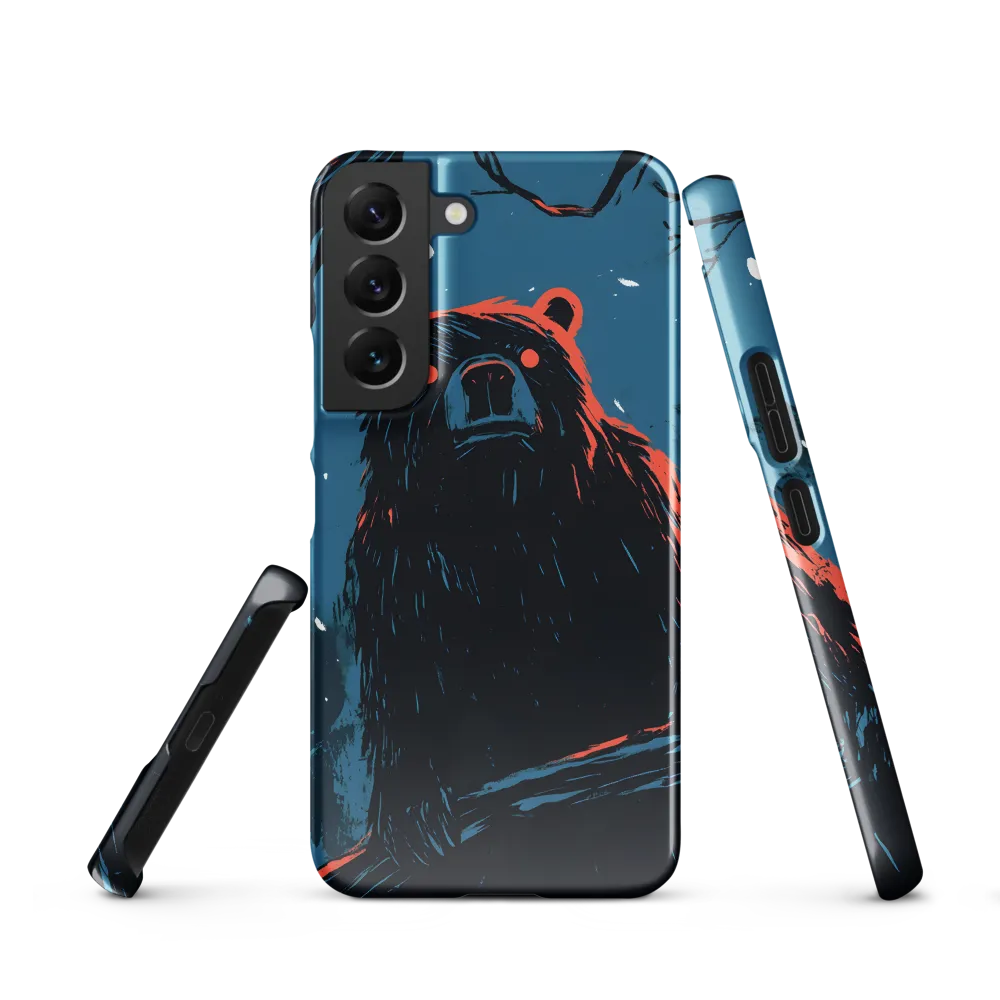 Eerie Majesty: A Bear in the Night