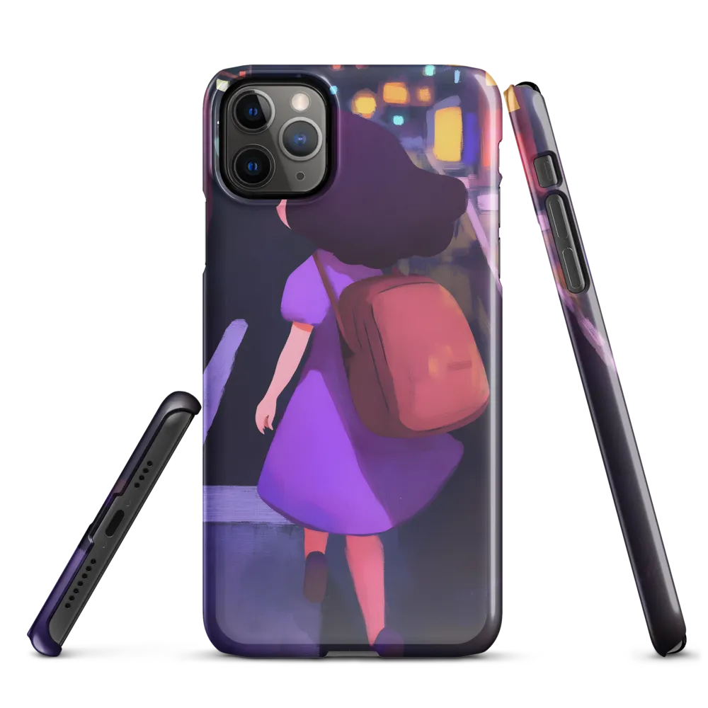 Wandering Through Neon Dreams | Phone Case |  11 Pro Max | Snap Case | Glossy