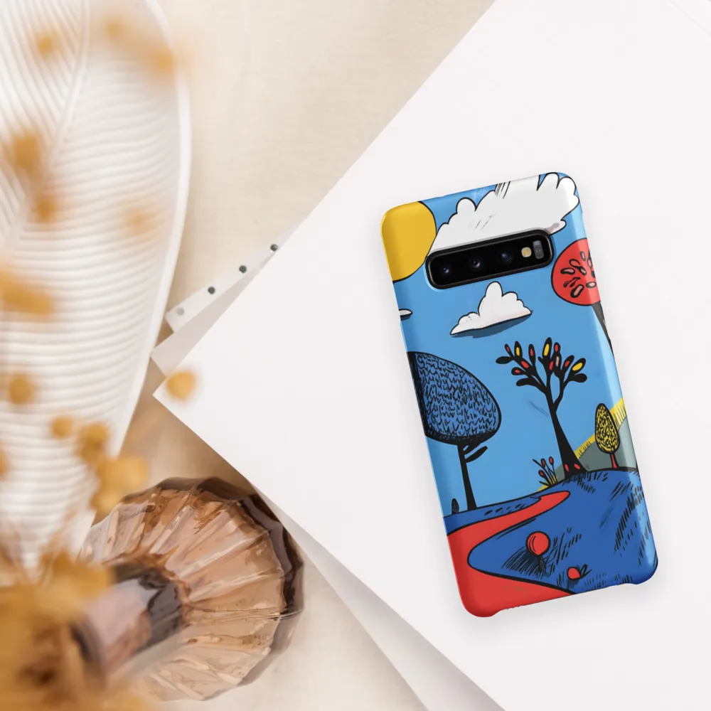 A Playful Journey Through Whimsical Woods | Phone Case |  S10 | Snap Case | Matte