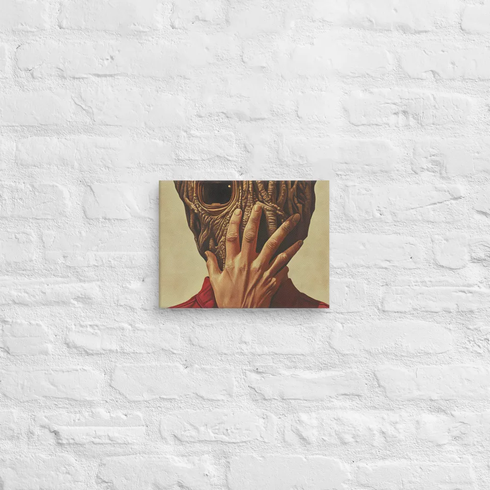 The Mask of Roots | Canvas | 9″×12″