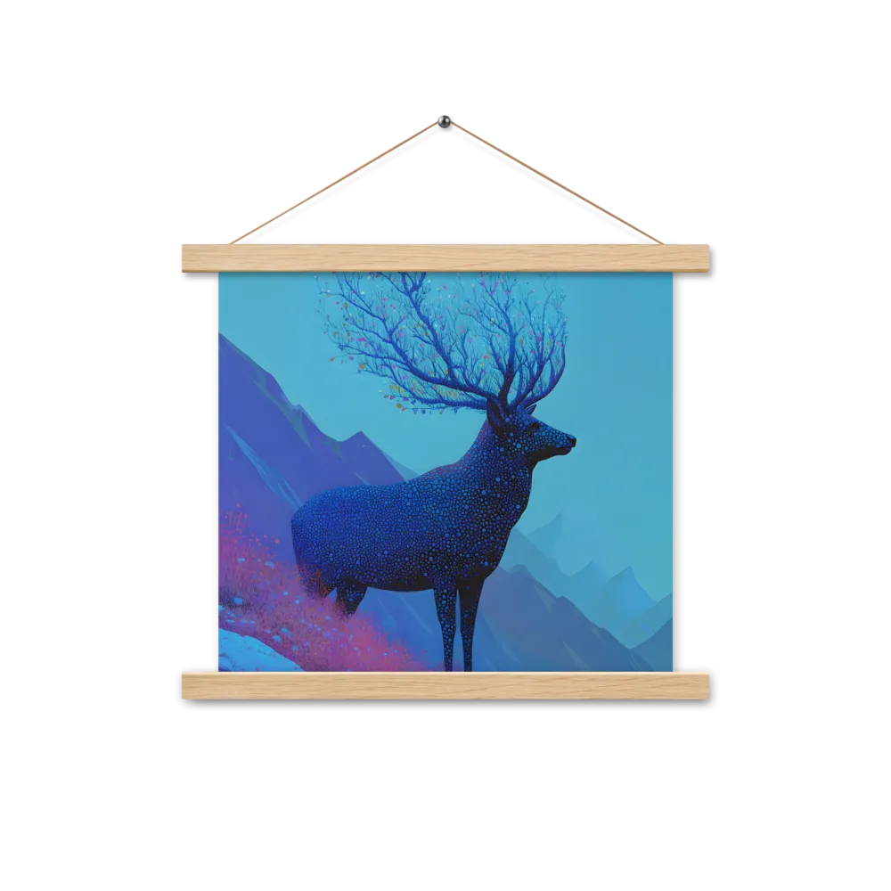 Ethereal Harmony | Poster With Oak Wood Hanger | 14″×14″