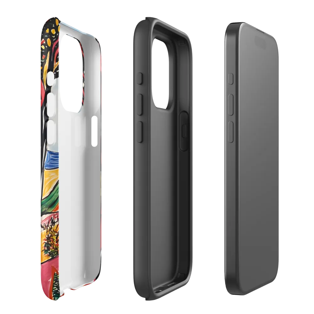 Vibrant Nature's Embrace | Phone Case |  15 Pro | Tough Case | Matte