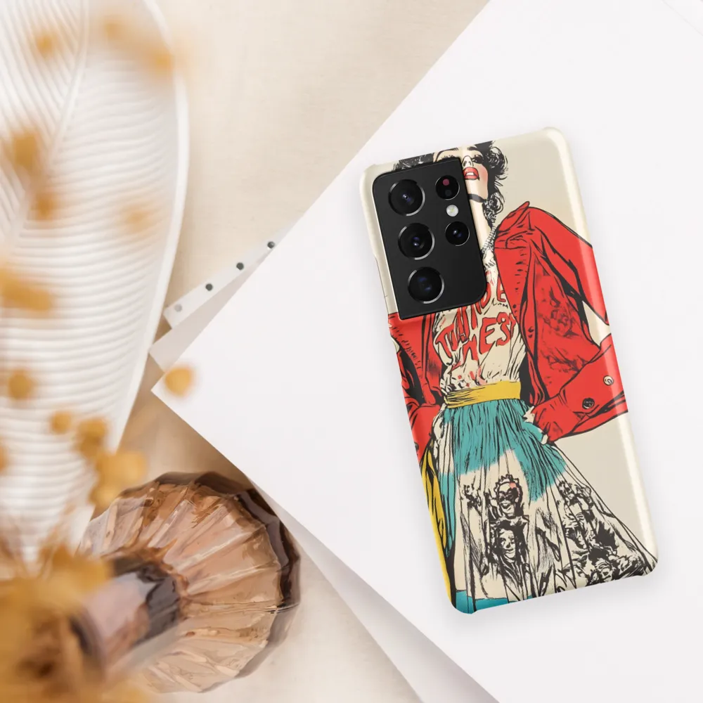 Vibrant Elegance: A Pop Art Fashion Statement