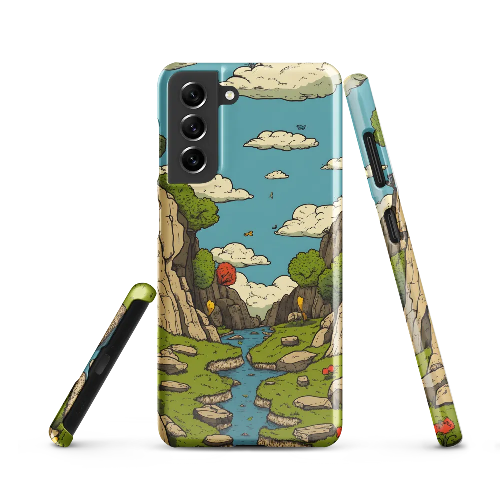 Whimsical Serenity: A Canyon Landscape