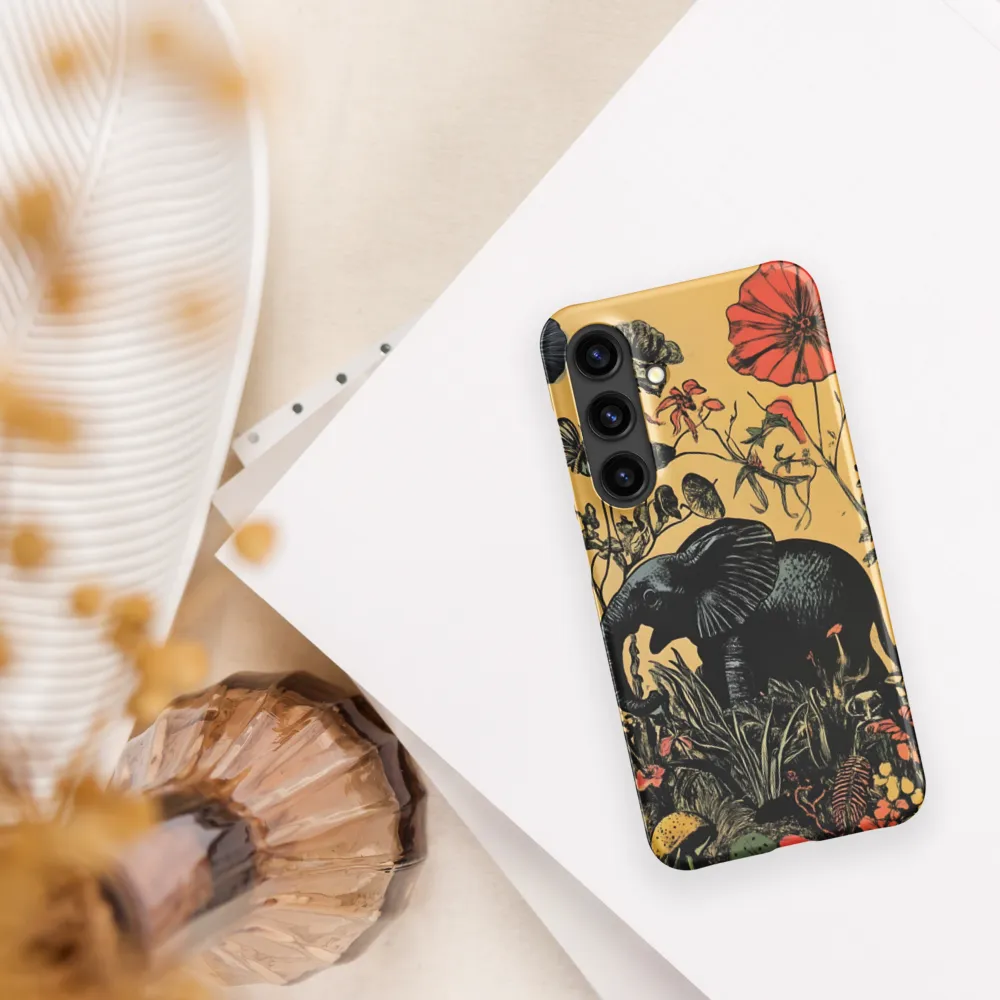Floral Majesty: The Elephant's Sanctuary