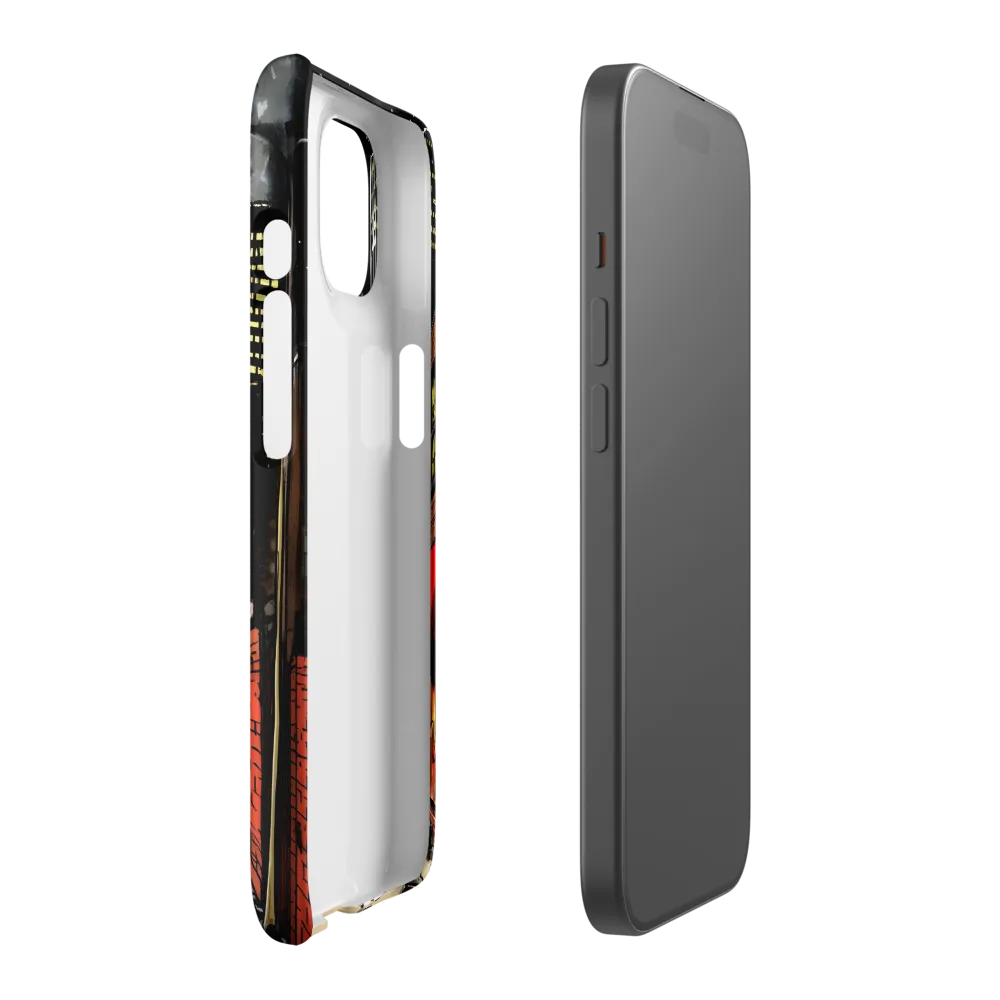 Nocturnal Cityscape: The Hidden Alley | Phone Case |  15 | Snap Case | Matte