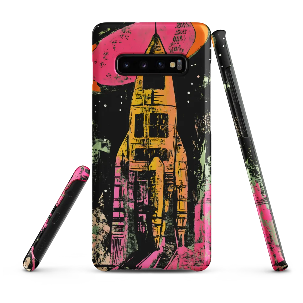 Cosmic Voyage: A Surreal Rocket Adventure