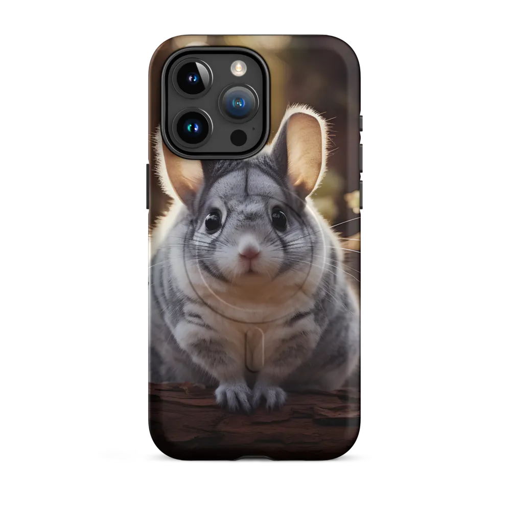 Curious Chinchilla in the Forest