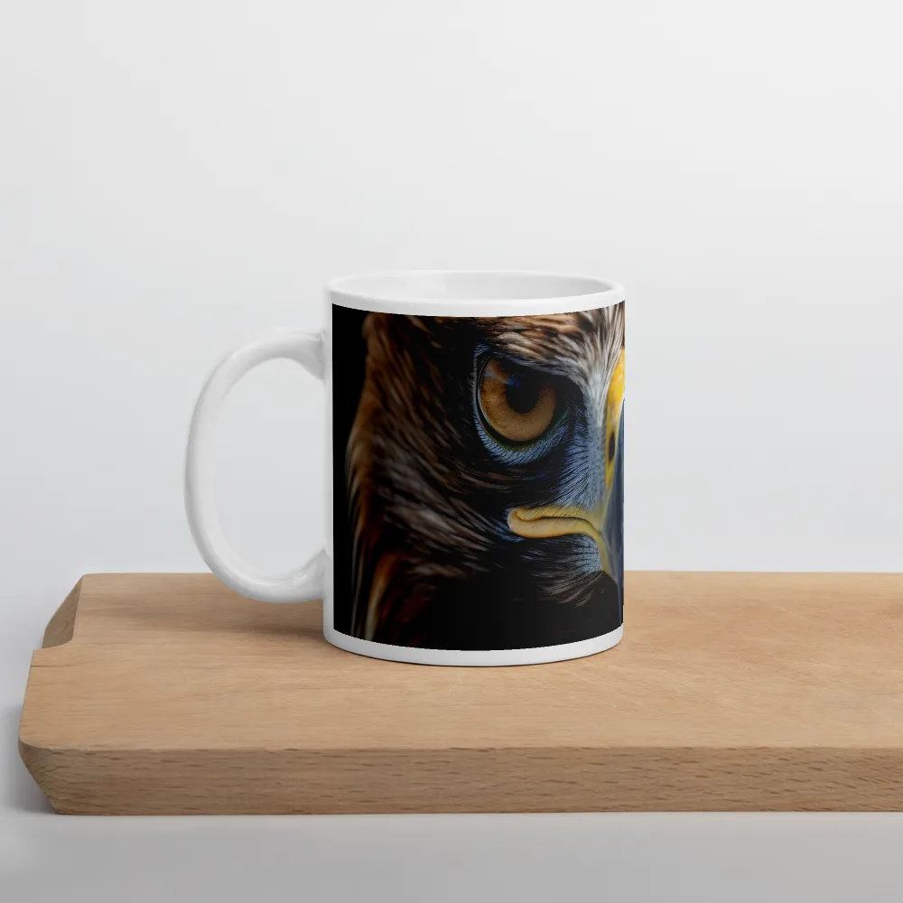 The Intensity of the Eagle | Mug with White inside | 11 oz