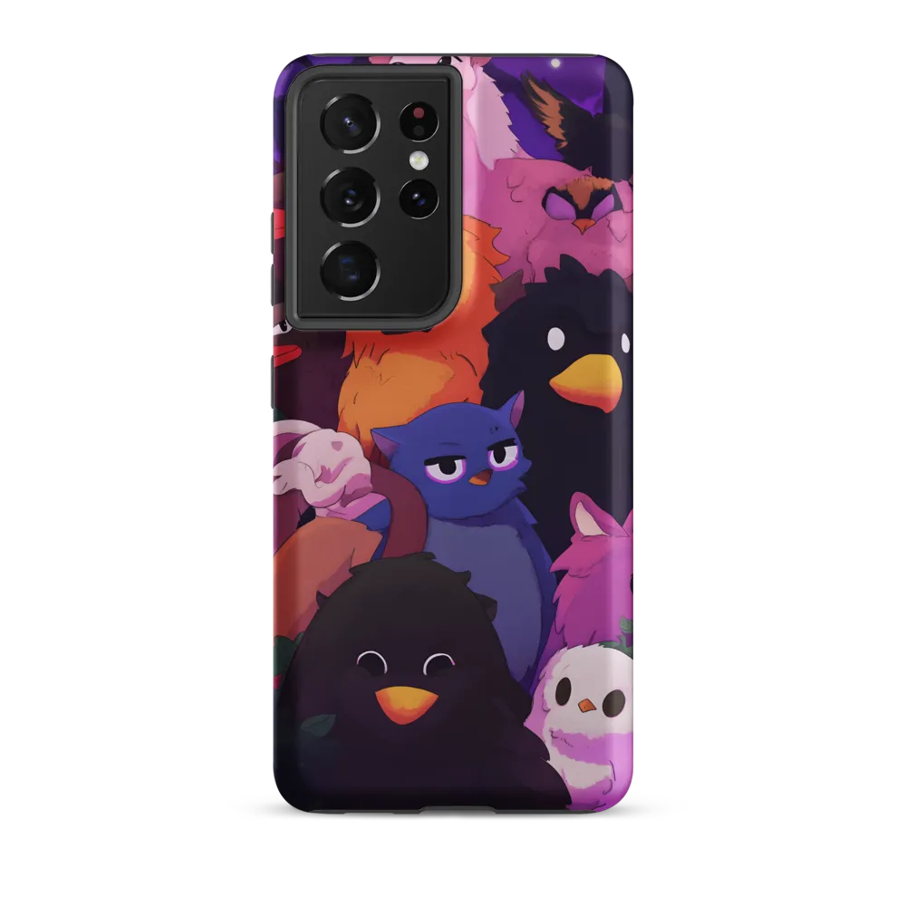 Whimsical Avian Gathering