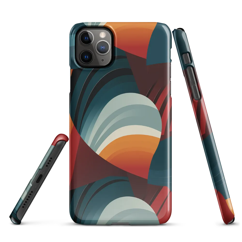 Dynamic Abstractions: A Dance of Forms and Colors | Phone Case |  11 Pro Max | Snap Case | Glossy