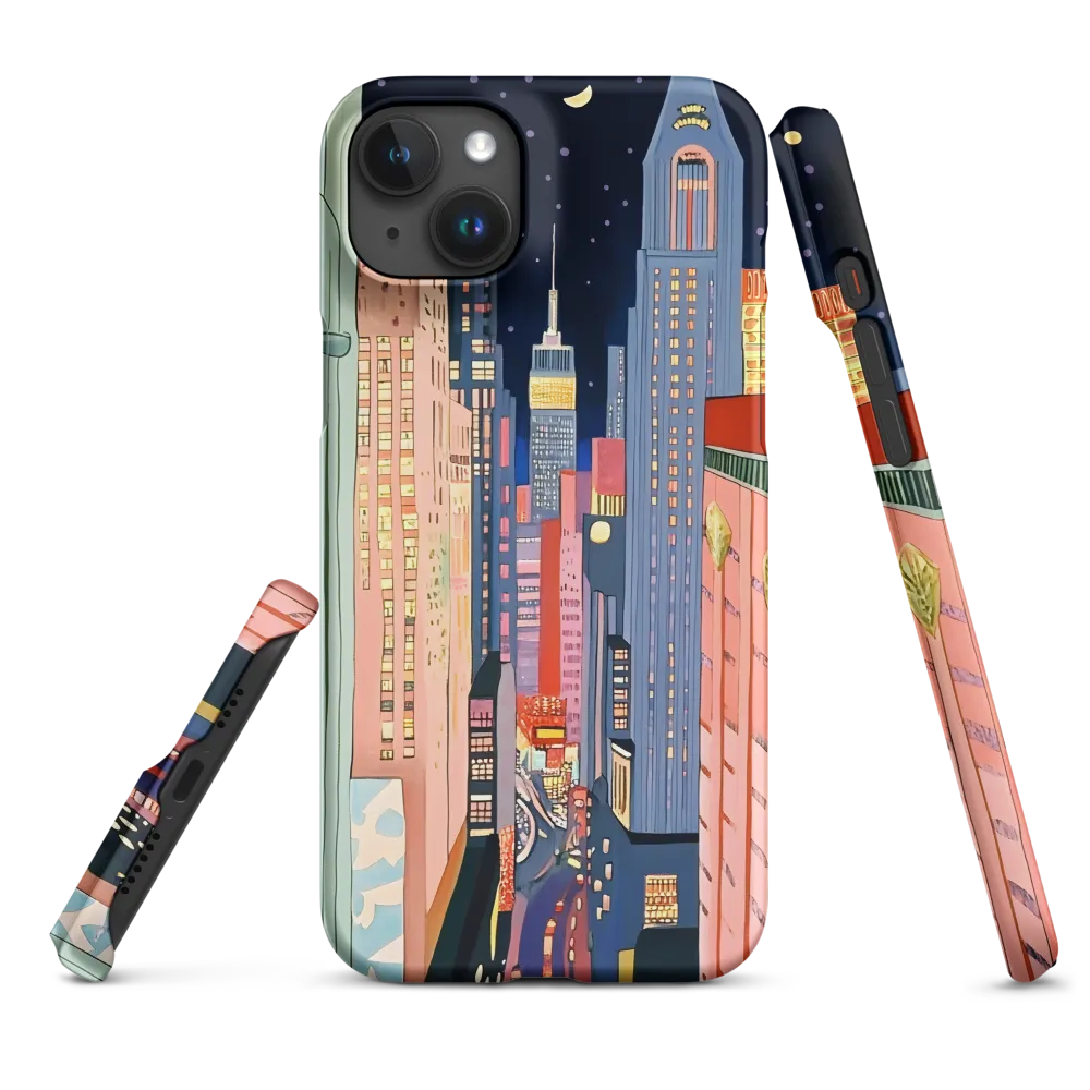 Urban Dreamscape: A Pop Art Night | Phone Case |  15 Plus | Snap Case | Matte
